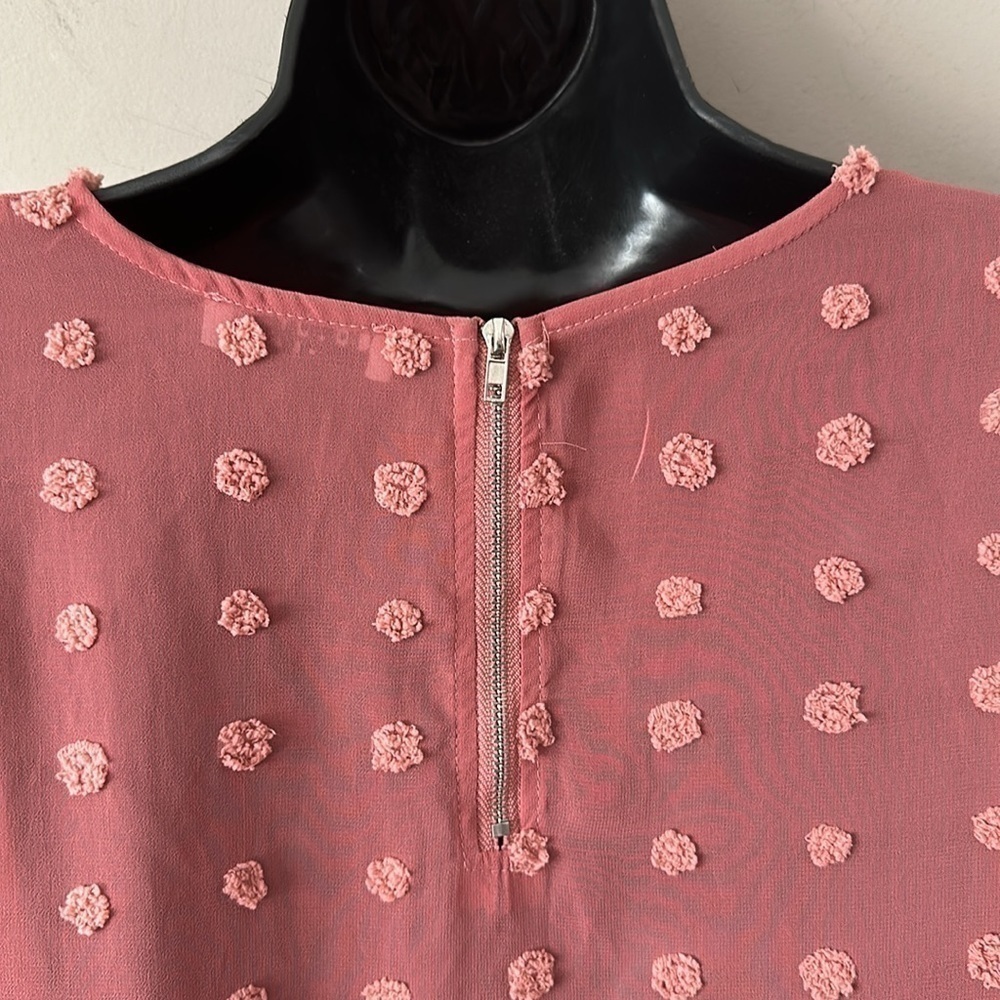 Solution Dotty Dress Mauve small NWOT - Picture 7 of 12